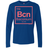 T-Shirts Royal / Small Baconium Men's Premium Long Sleeve