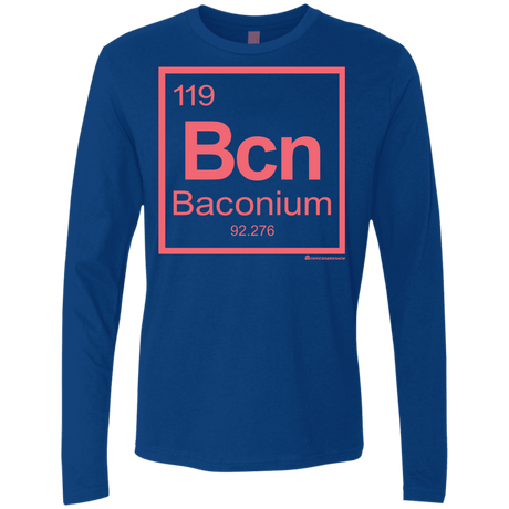 T-Shirts Royal / Small Baconium Men's Premium Long Sleeve