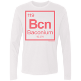 T-Shirts White / Small Baconium Men's Premium Long Sleeve