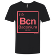 T-Shirts Black / X-Small Baconium Men's Premium V-Neck