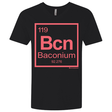 T-Shirts Black / X-Small Baconium Men's Premium V-Neck