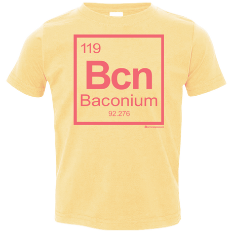 T-Shirts Butter / 2T Baconium Toddler Premium T-Shirt