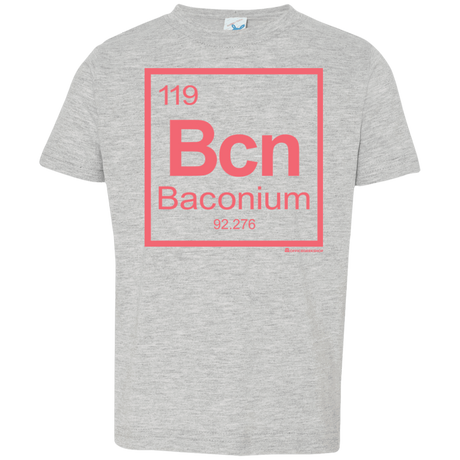 T-Shirts Heather Grey / 2T Baconium Toddler Premium T-Shirt