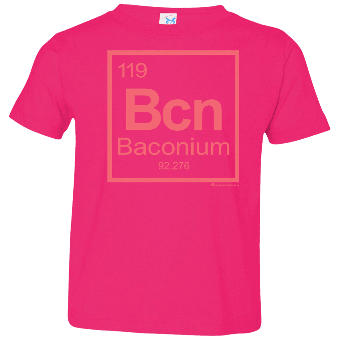 T-Shirts Hot Pink / 2T Baconium Toddler Premium T-Shirt