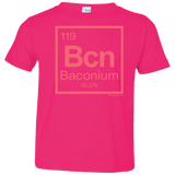 T-Shirts Hot Pink / 2T Baconium Toddler Premium T-Shirt