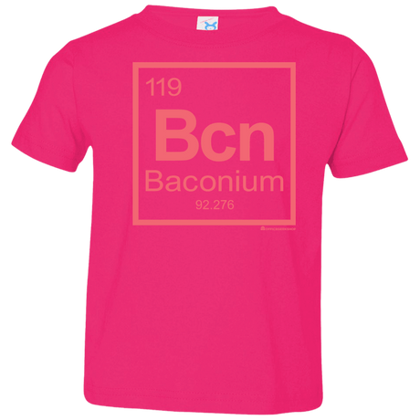 T-Shirts Hot Pink / 2T Baconium Toddler Premium T-Shirt