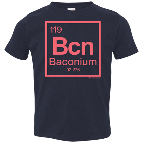 T-Shirts Navy / 2T Baconium Toddler Premium T-Shirt