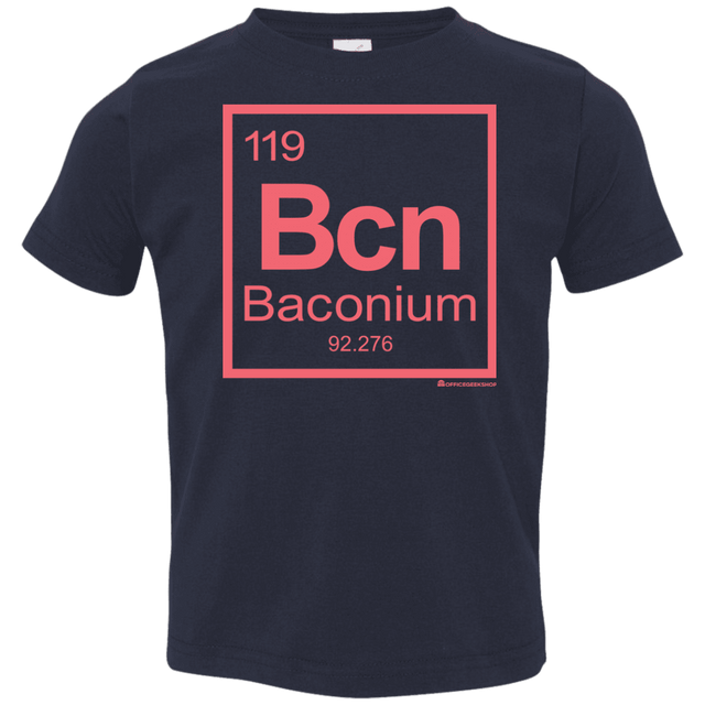 T-Shirts Navy / 2T Baconium Toddler Premium T-Shirt