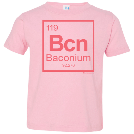 T-Shirts Pink / 2T Baconium Toddler Premium T-Shirt