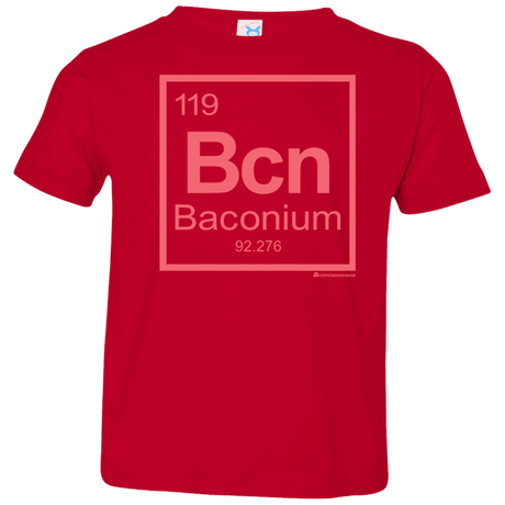 T-Shirts Red / 2T Baconium Toddler Premium T-Shirt