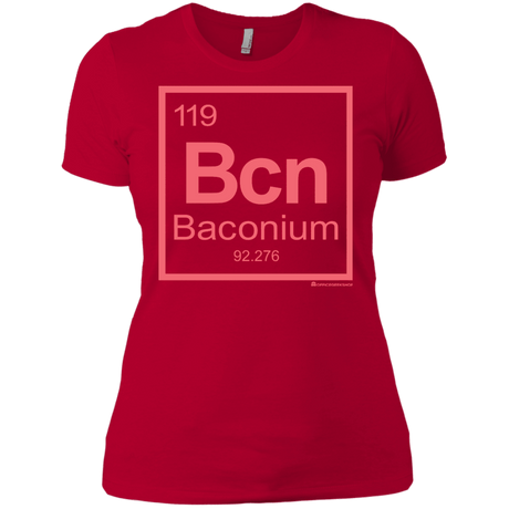 T-Shirts Red / X-Small Baconium Women's Premium T-Shirt