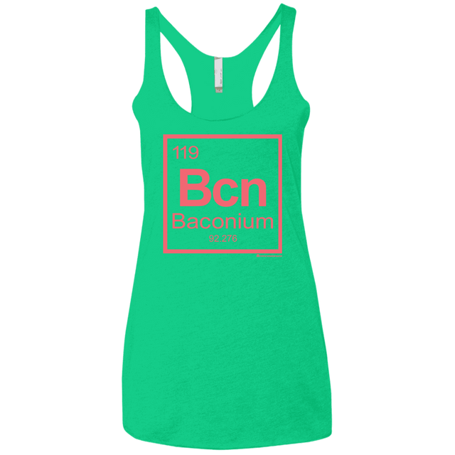 T-Shirts Envy / X-Small Baconium Women's Triblend Racerback Tank