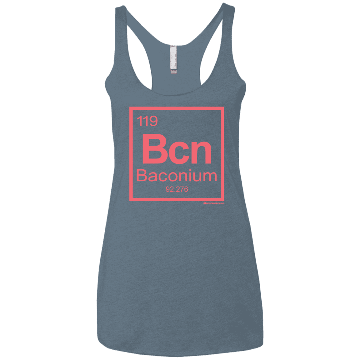 T-Shirts Indigo / X-Small Baconium Women's Triblend Racerback Tank