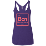 T-Shirts Purple Rush / X-Small Baconium Women's Triblend Racerback Tank