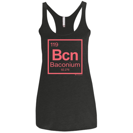 T-Shirts Vintage Black / X-Small Baconium Women's Triblend Racerback Tank