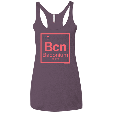 T-Shirts Vintage Purple / X-Small Baconium Women's Triblend Racerback Tank