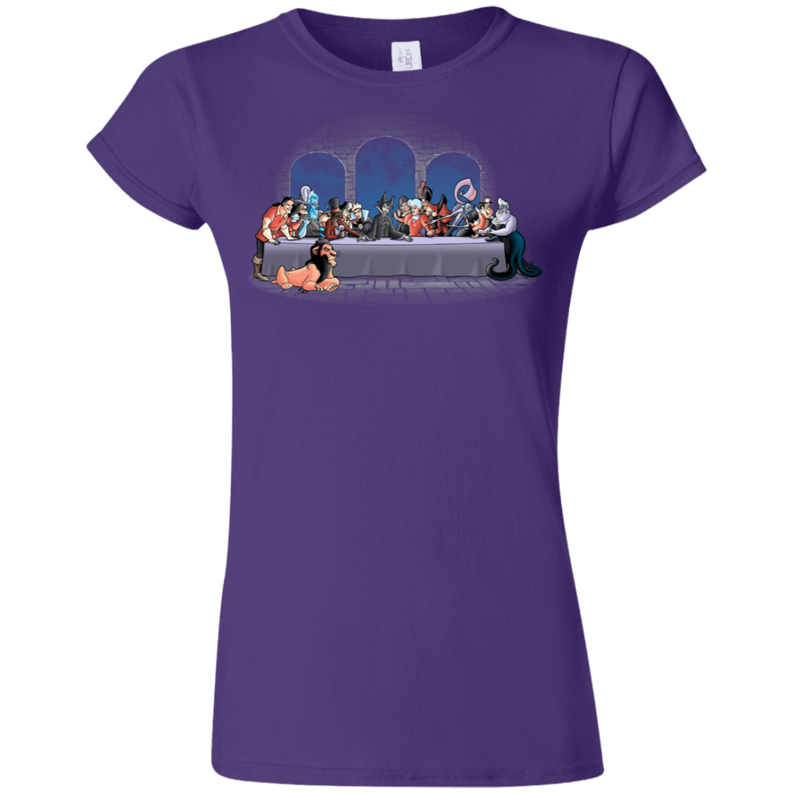 T-Shirts Purple / S Bad Dinner Junior Slimmer-Fit T-Shirt