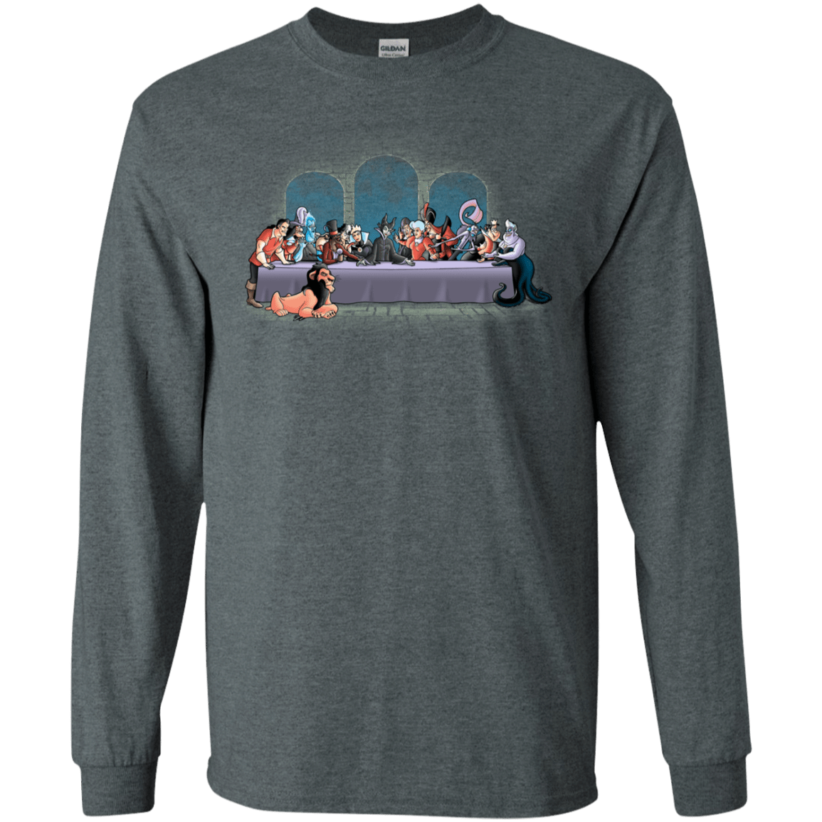 T-Shirts Dark Heather / S Bad Dinner Men's Long Sleeve T-Shirt