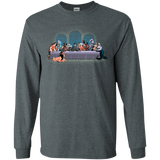 T-Shirts Dark Heather / S Bad Dinner Men's Long Sleeve T-Shirt