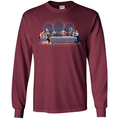 T-Shirts Maroon / S Bad Dinner Men's Long Sleeve T-Shirt