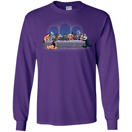 T-Shirts Purple / S Bad Dinner Men's Long Sleeve T-Shirt