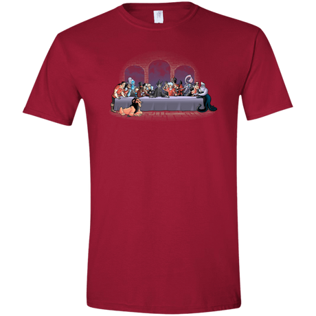 T-Shirts Cardinal Red / S Bad Dinner Men's Semi-Fitted Softstyle