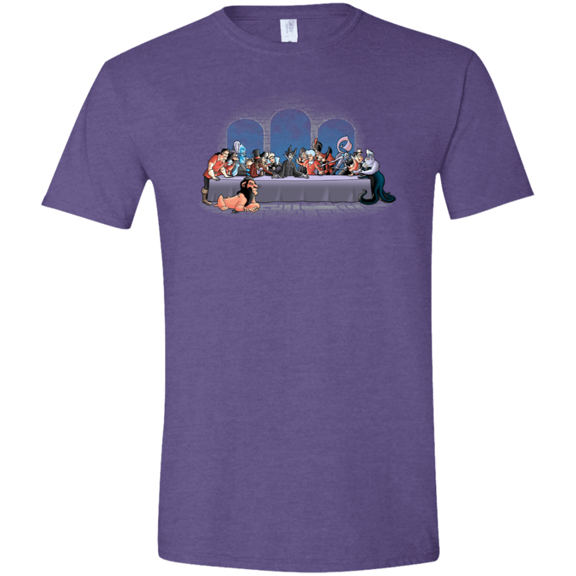 T-Shirts Heather Purple / S Bad Dinner Men's Semi-Fitted Softstyle