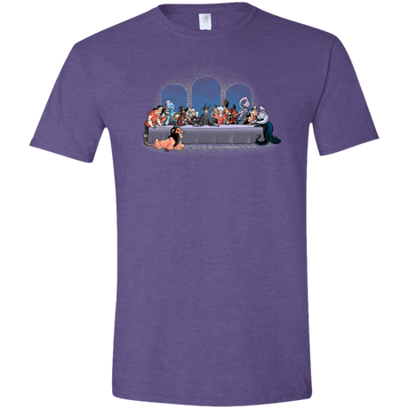 T-Shirts Heather Purple / S Bad Dinner Men's Semi-Fitted Softstyle