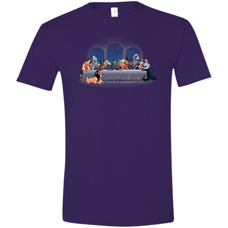 T-Shirts Purple / S Bad Dinner Men's Semi-Fitted Softstyle
