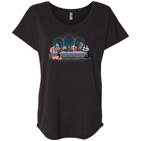 T-Shirts Vintage Black / X-Small Bad Dinner Triblend Dolman Sleeve