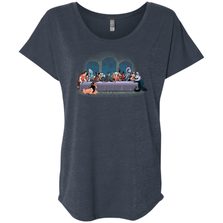 T-Shirts Vintage Navy / X-Small Bad Dinner Triblend Dolman Sleeve