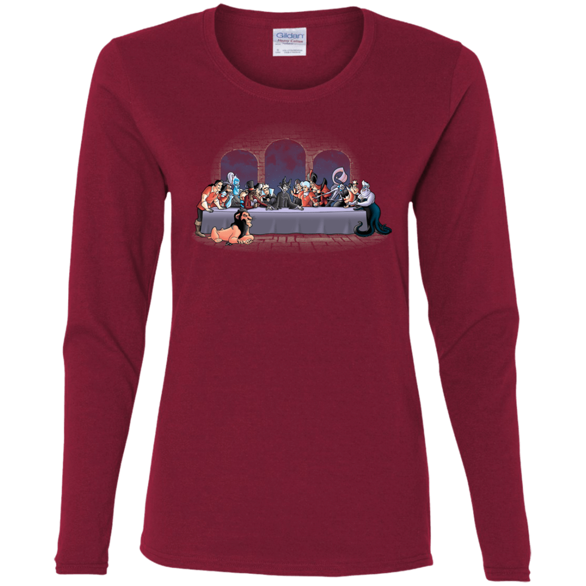 T-Shirts Cardinal / S Bad Dinner Women's Long Sleeve T-Shirt