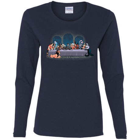 T-Shirts Navy / S Bad Dinner Women's Long Sleeve T-Shirt