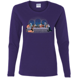 T-Shirts Purple / S Bad Dinner Women's Long Sleeve T-Shirt