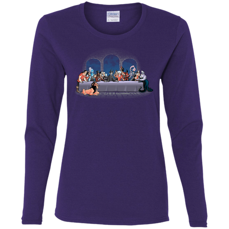 T-Shirts Purple / S Bad Dinner Women's Long Sleeve T-Shirt