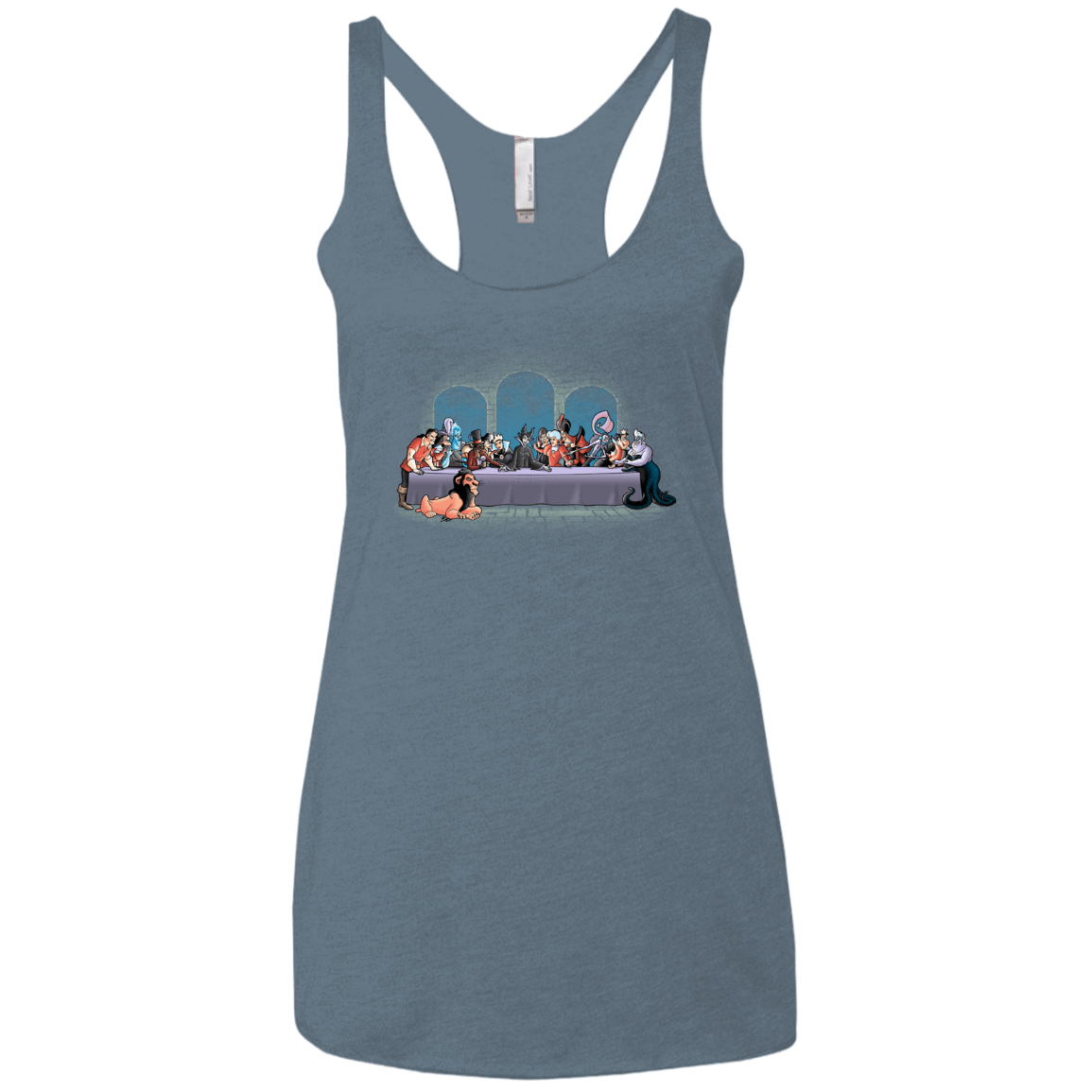 T-Shirts Indigo / X-Small Bad Dinner Women's Triblend Racerback Tank