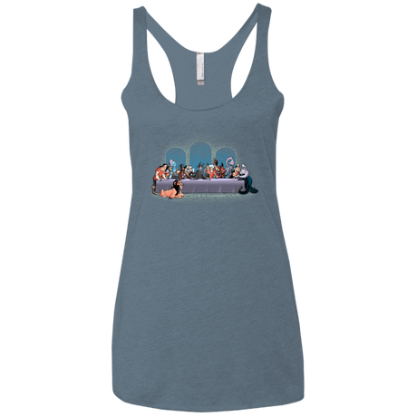 T-Shirts Indigo / X-Small Bad Dinner Women's Triblend Racerback Tank