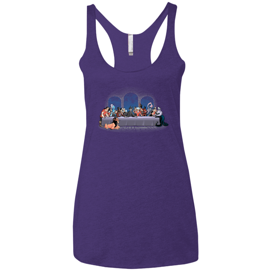 T-Shirts Purple Rush / X-Small Bad Dinner Women's Triblend Racerback Tank