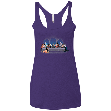 T-Shirts Purple Rush / X-Small Bad Dinner Women's Triblend Racerback Tank