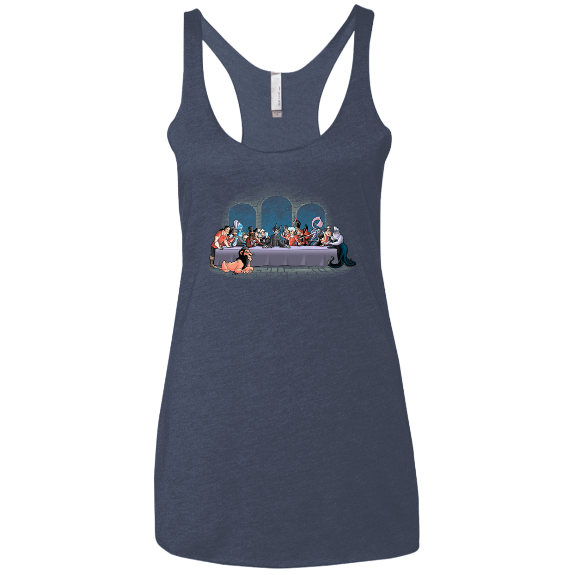 T-Shirts Vintage Navy / X-Small Bad Dinner Women's Triblend Racerback Tank