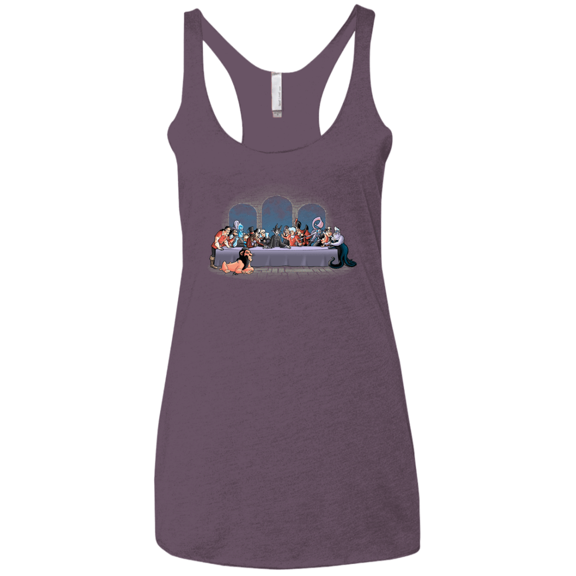 T-Shirts Vintage Purple / X-Small Bad Dinner Women's Triblend Racerback Tank