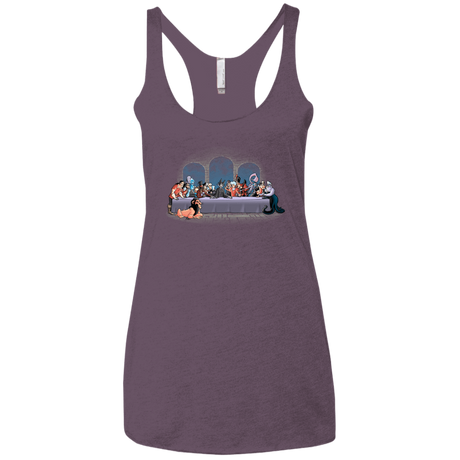 T-Shirts Vintage Purple / X-Small Bad Dinner Women's Triblend Racerback Tank