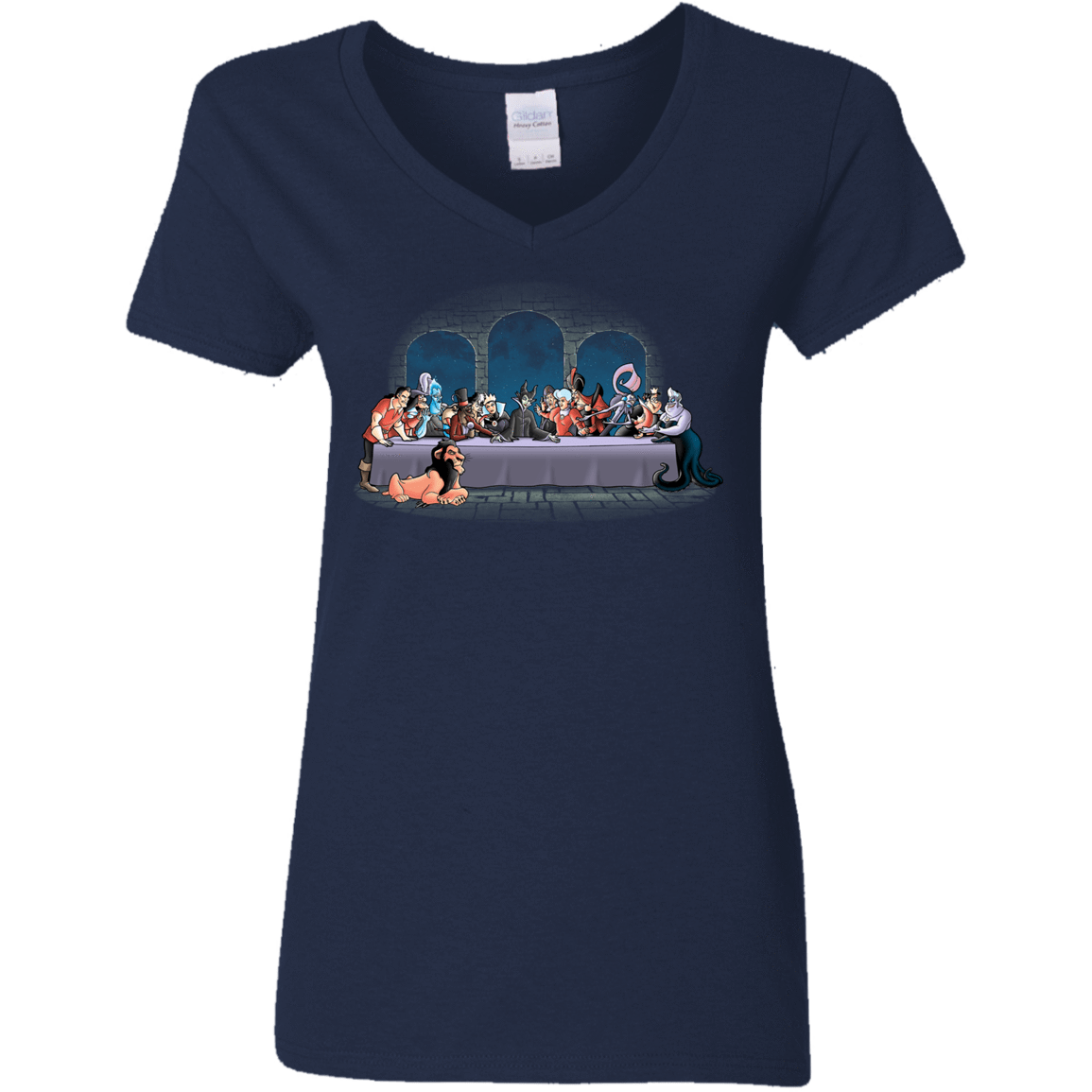 T-Shirts Navy / S Bad Dinner Women's V-Neck T-Shirt