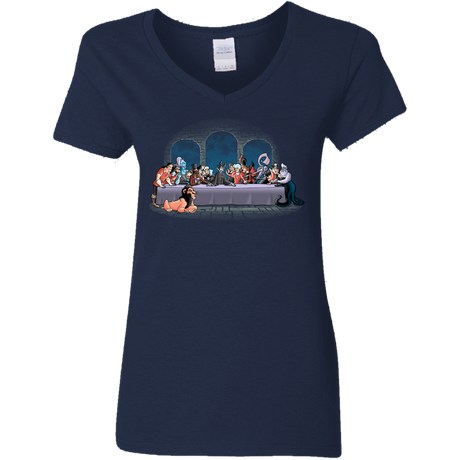 T-Shirts Navy / S Bad Dinner Women's V-Neck T-Shirt