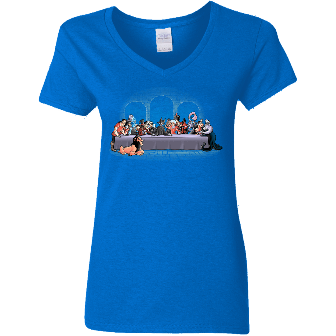 T-Shirts Royal / S Bad Dinner Women's V-Neck T-Shirt