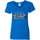 T-Shirts Royal / S Bad Dinner Women's V-Neck T-Shirt