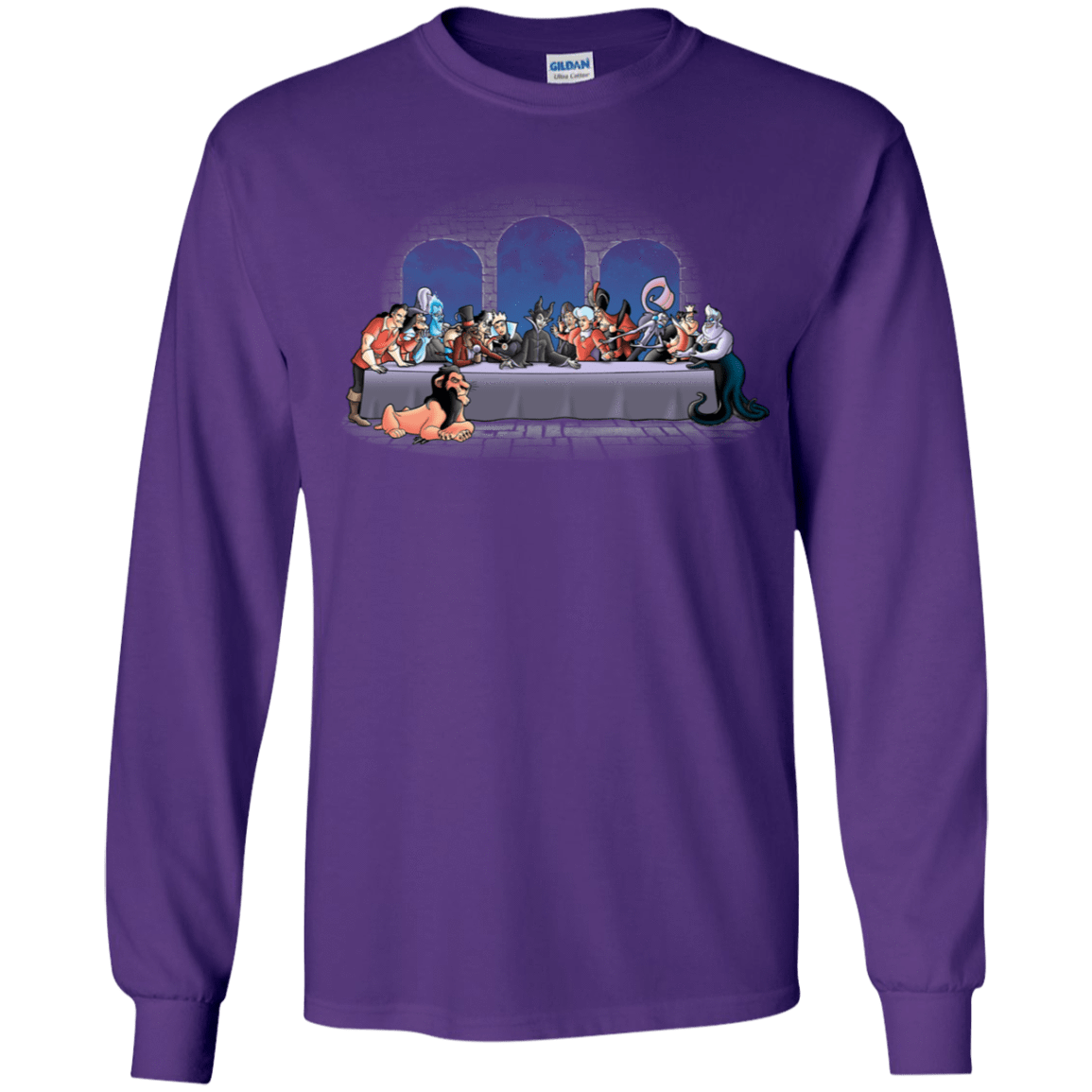 T-Shirts Purple / YS Bad Dinner Youth Long Sleeve T-Shirt