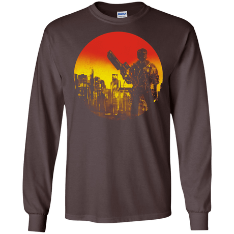 T-Shirts Dark Chocolate / S Bad Education Men's Long Sleeve T-Shirt