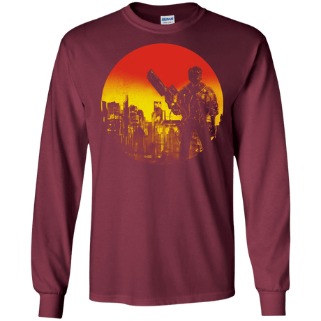 T-Shirts Maroon / S Bad Education Men's Long Sleeve T-Shirt