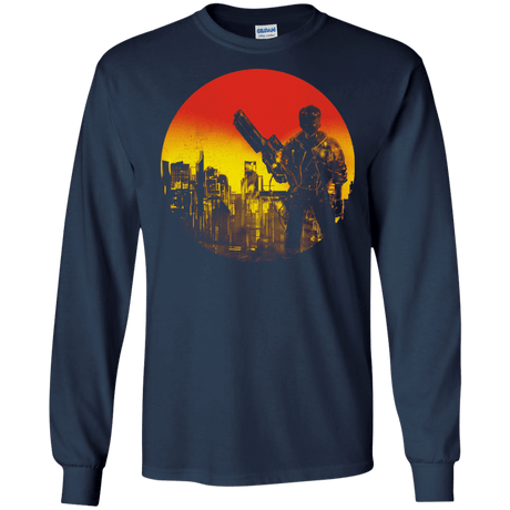 T-Shirts Navy / S Bad Education Men's Long Sleeve T-Shirt